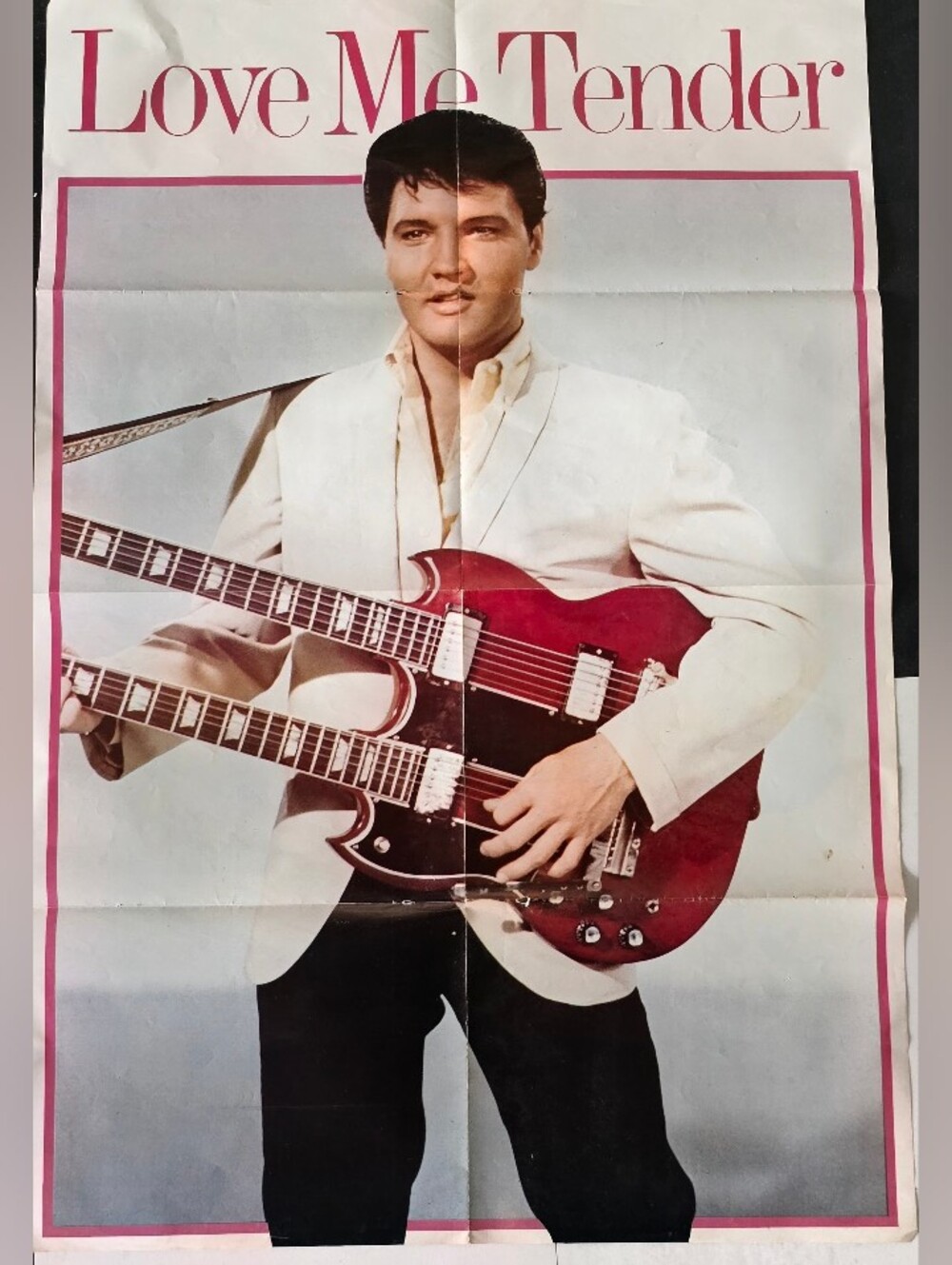 Elvis Love Me Tender Double Sided Poster 21x31